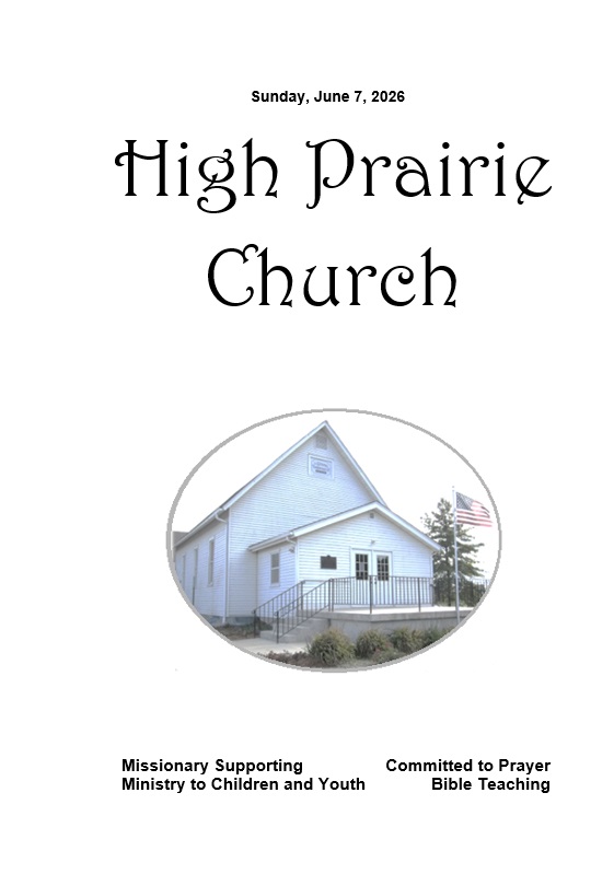 Bulletin Cover 26-6-7, Front